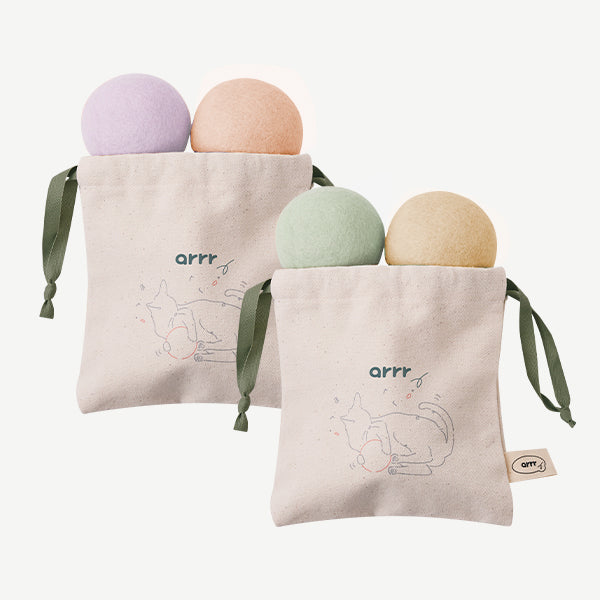 Macaron Cat Toy Ball | 100% natural New Zealand Wool