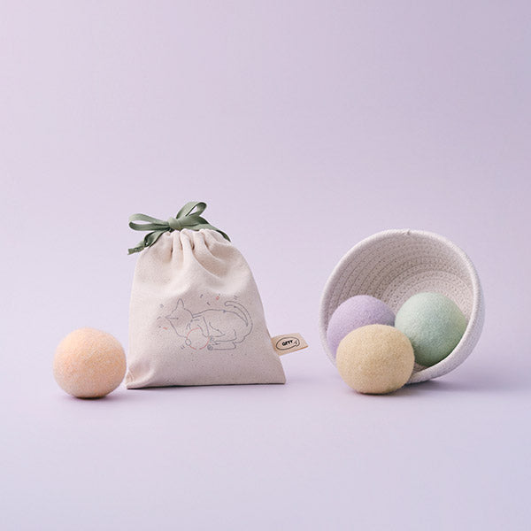 Macaron Cat Toy Ball | 100% natural New Zealand Wool