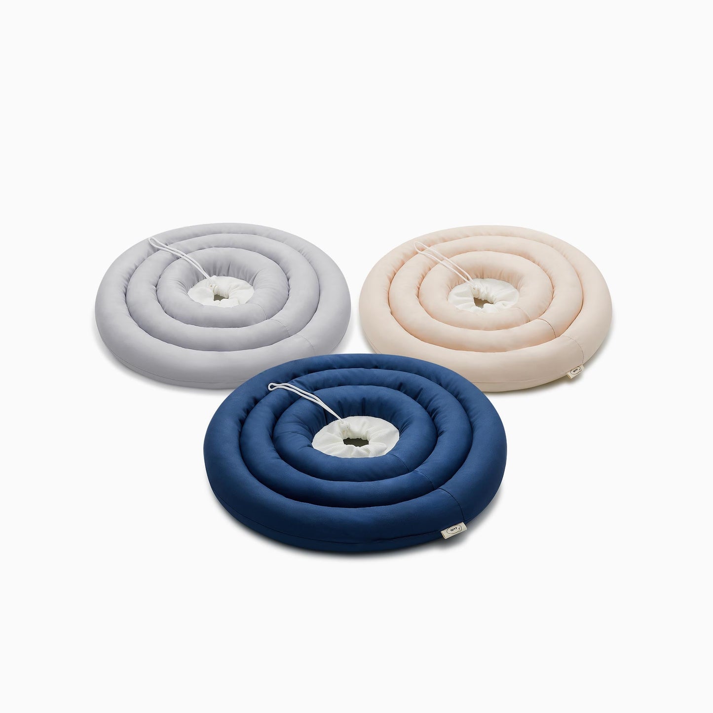 ARRR Comfy UFO Pet Recovery Collar, Water-Resistant Soft Adjustable Protective Dog Neck Donut E-Collar for Small and Medium Dogs and Cats. 3 colours Grey, Navy, and Misty Rose