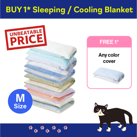 BUY Sleeping / Cooling Blanket get a FREE Blanket Cover (size M)