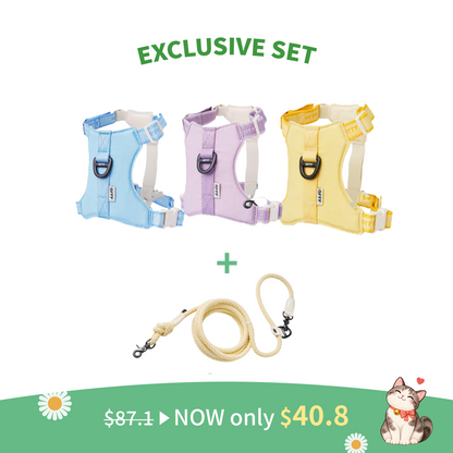 Bouncing Harness & Leash 1+1 Set