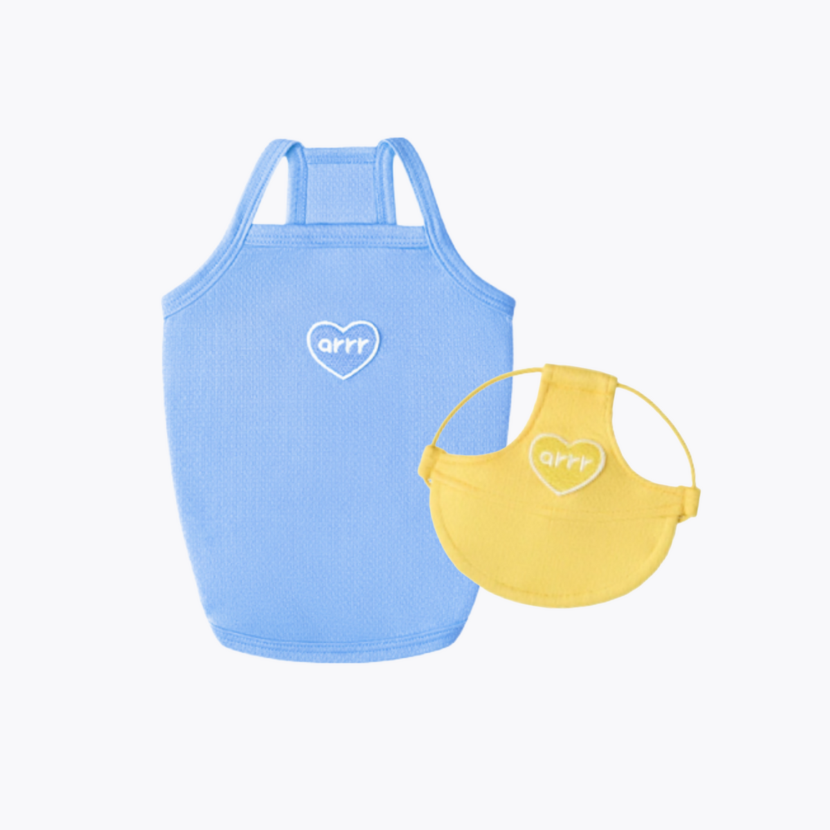 Heart Logo Tank Top & Suncap 1+1 Set | UV protection