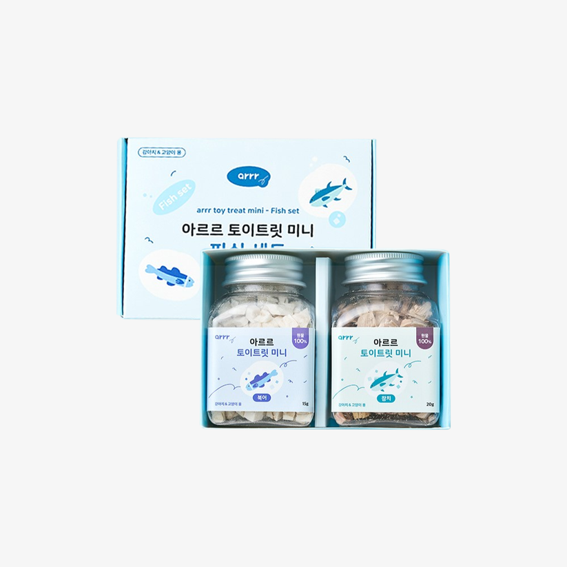 Freeze Dried Toy Treat Mini Fish Set (NEW!) arrr Singapore