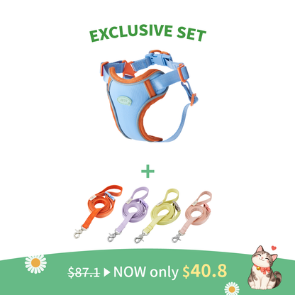 Myfit Safety Harness & Leash 1+1 Set