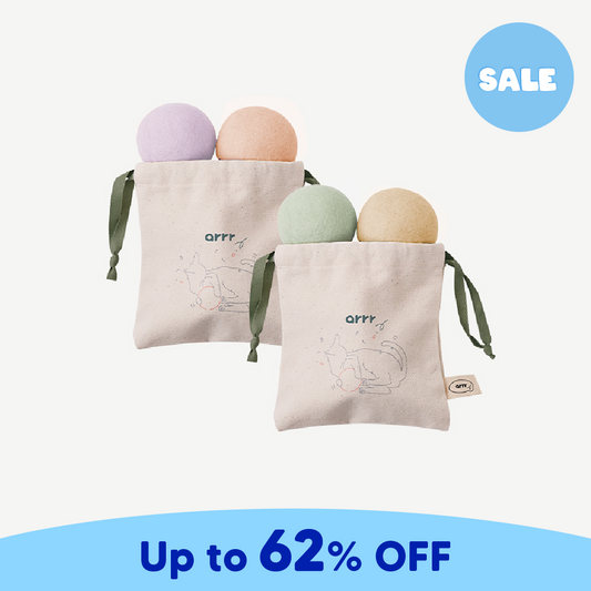 Macaron Cat Toy Ball | 100% natural New Zealand Wool
