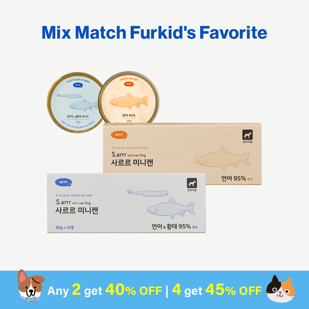 Mini Wet Dog Canned Meals (6 cans/pack)