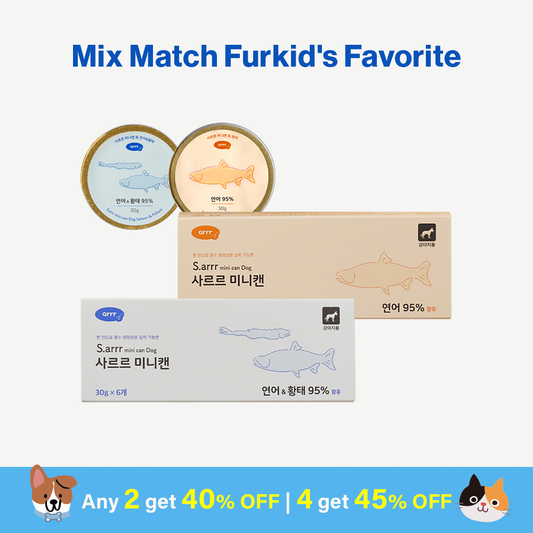 Mini Wet Dog Canned Meals (6 cans/pack)